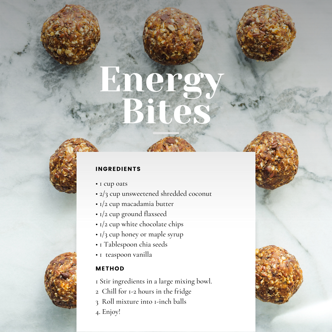 Macadamia Energy Bites